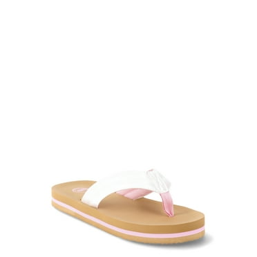 Wonder Nation Girls Iridescent Sporty Flip Flop Sandals