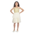 thumbnail image 1 of Wonder Nation Girls Ivory Sequin Mesh Dress, Sizes 4-16 & Plus, 1 of 5
