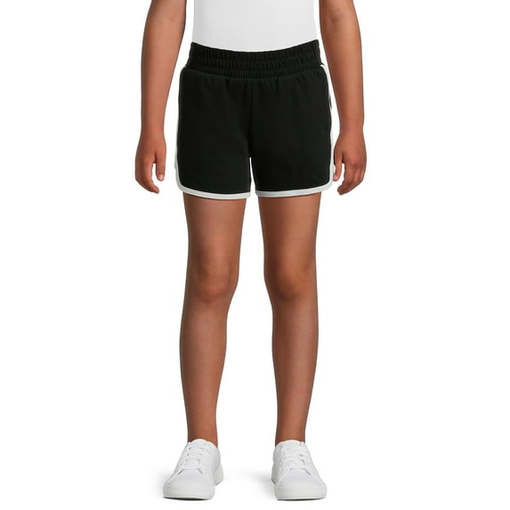 Wonder Nation Girls’ Jersey Dolphin Shorts, Sizes XS-XL & Plus