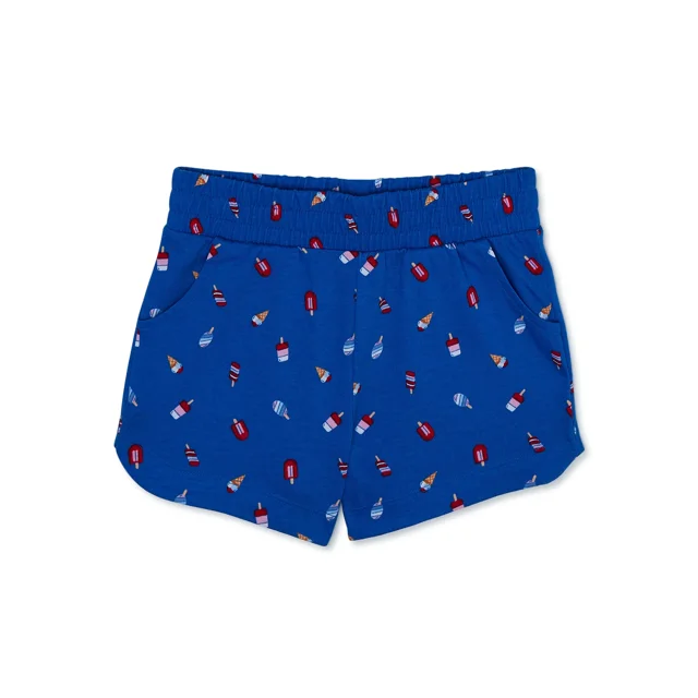 Wonder Nation Girl's Dolphin Shorts, Sizes XS-XL & Plus