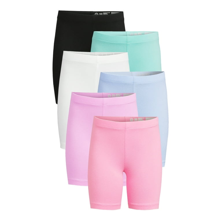 Jersey-Knit Long Biker Shorts for Girls