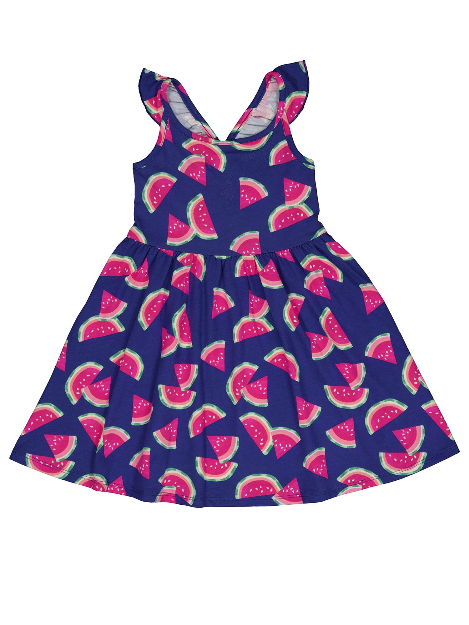 Girls Keyhole Back Dress, Sizes 4-18 & Plus