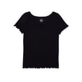 thumbnail image 1 of Wonder Nation Girls Kid Rib Top, Sizes 4-18 & Plus, 1 of 5