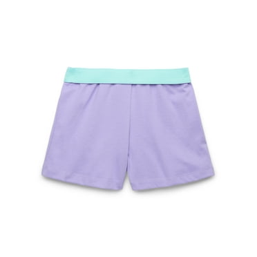 Wonder Nation Girls Kid Tough Knit Shorts, Sizes 4-18 & Plus