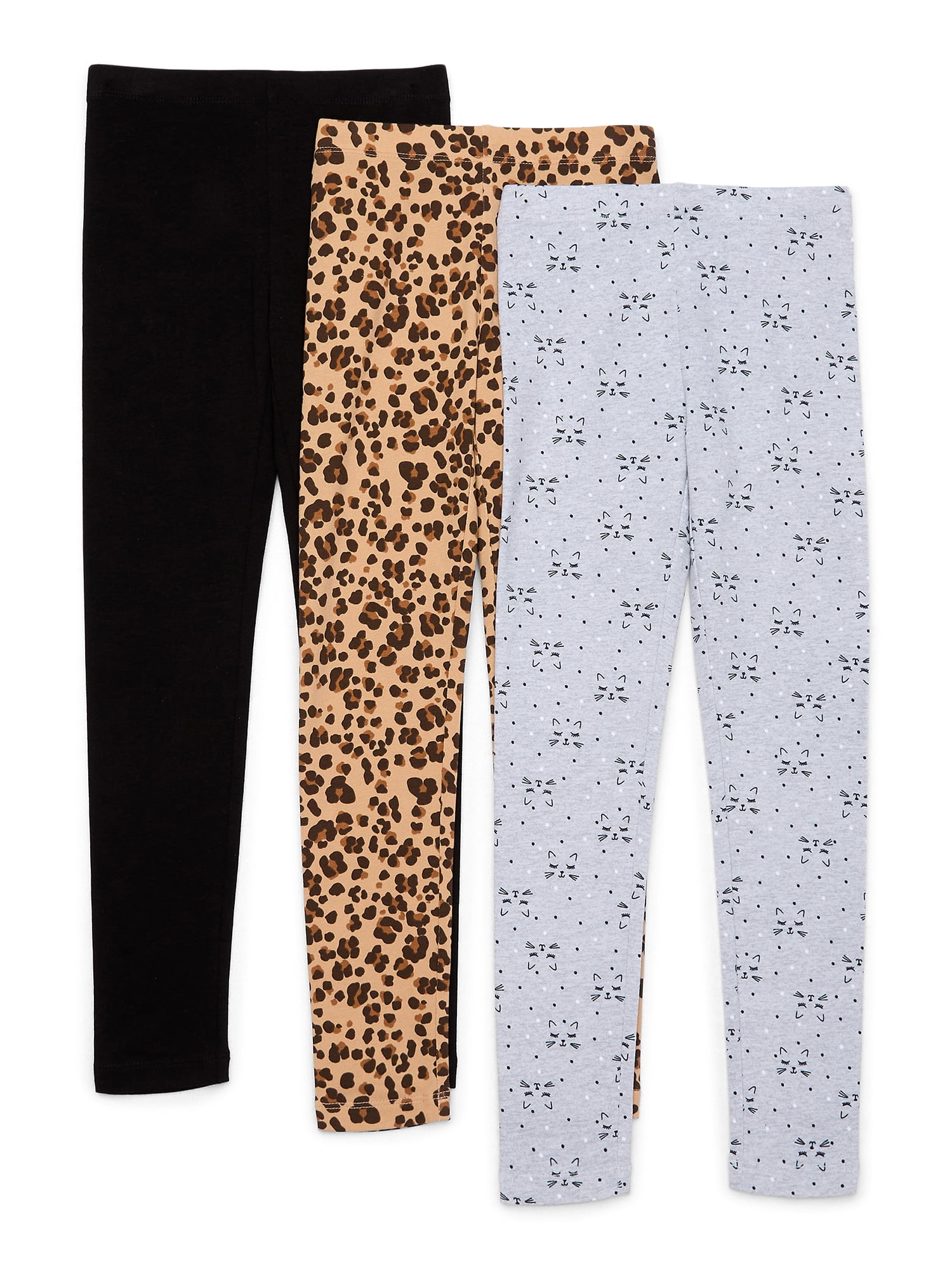 Matalan girls black leggings clearance