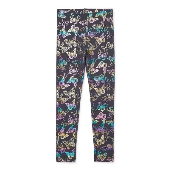Wonder Nation Girls Kid Tough Leggings, Sizes 4-18 & Plus