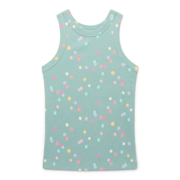 Wonder Nation Girls Kid Tough Ribbed Tank Top, Sizes 4-18 & Plus