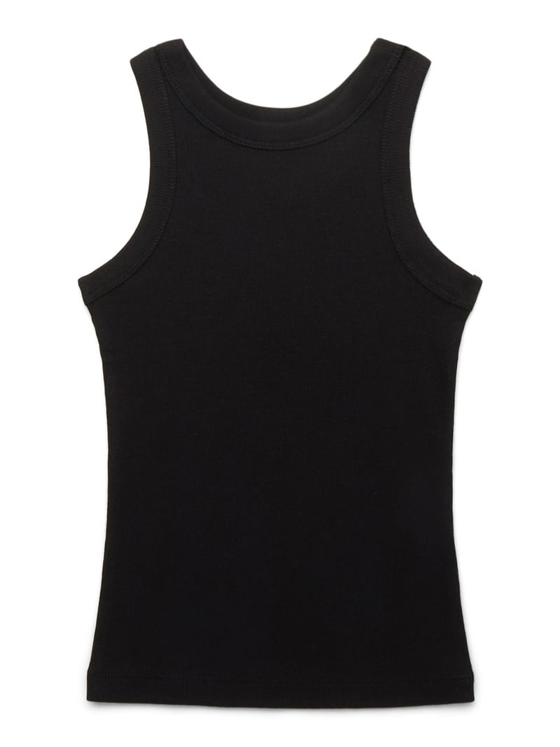 Wonder Nation Kid Tough Ribbed Cotton Tank Top Sleeveless Sizes 4