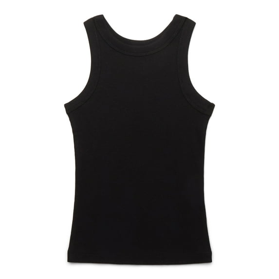 Wonder Nation Girls Kid Tough Ribbed Tank Top, Sizes 4-18 & Plus