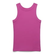 Wonder Nation Girls Kid Tough Ribbed Tank Top, Sizes 4-18 & Plus