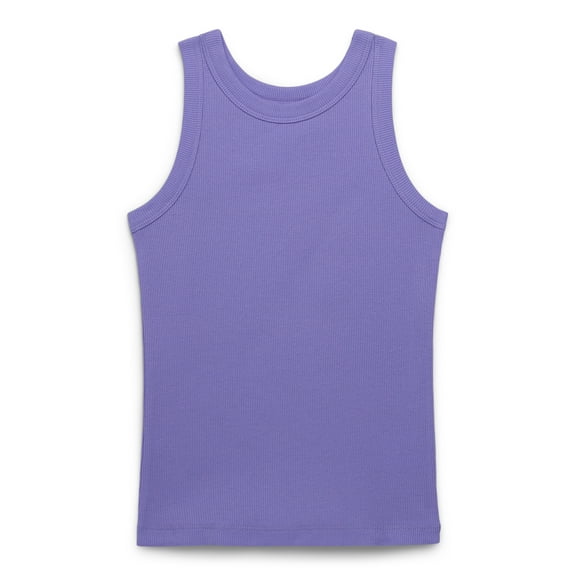 Wonder Nation Girls Kid Tough Ribbed Tank Top, Sizes 4-18 & Plus
