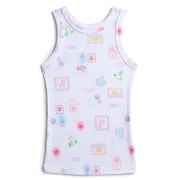 Wonder Nation Girls Kid Tough Ribbed Tank Top, Sizes 4-18 & Plus