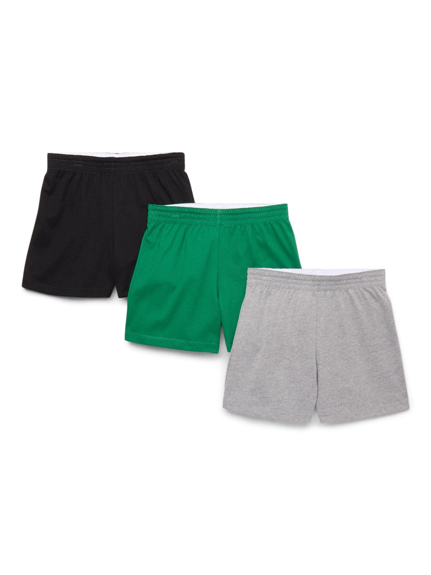 【WONDER WONDER】Kinta Bokashi Knit Short Pants Shorts Wonder Nation Girls Kid Tough Knit Shorts, 3-Pack, Sizes 4