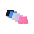 thumbnail image 1 of Wonder Nation Girls Kid Tough Knit Shorts, 5-Pack, Sizes 4-18 & Plus, 1 of 6