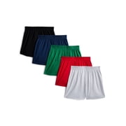 Girls Kid Tough Knit Shorts, 5-Pack, Sizes 4-18 & Plus