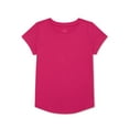 thumbnail image 1 of Wonder Nation Girls Kid Tough T-Shirt with Short Sleeves, Sizes 4-18 & Plus, 1 of 3