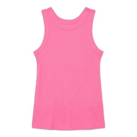 Wonder Nation Girls Kid Tough Ribbed Tank Top, Sizes 4-18 & Plus