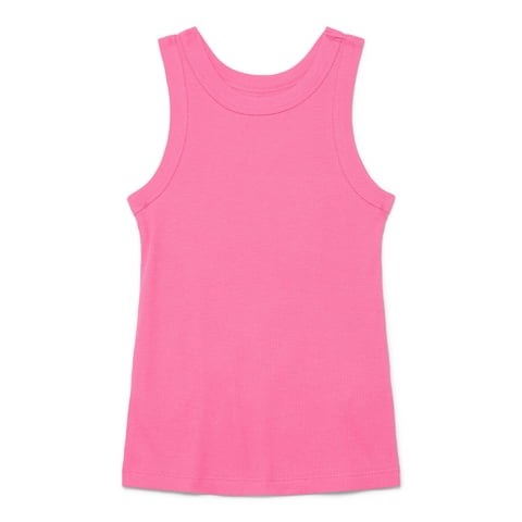 Girls Kid Tough Ribbed Tank Top, Sizes 4-18 & Plus