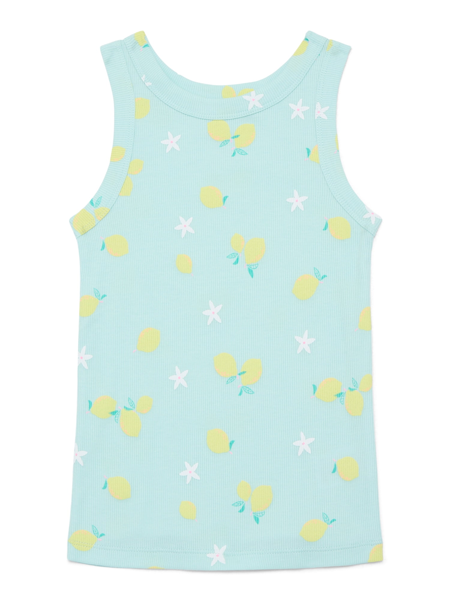 Wonder Nation Girls Kid Tough Ribbed Tank Top, Sizes 4-18 & Plus