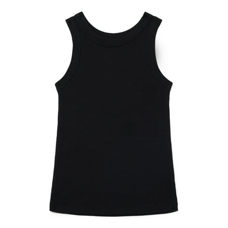 Wonder Nation Girls Kid Tough Ribbed Tank Top, Sizes 4-18 & Plus