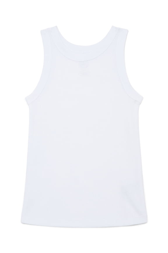 Girls Kid Tough Ribbed Tank Top, Sizes 4-18 & Plus