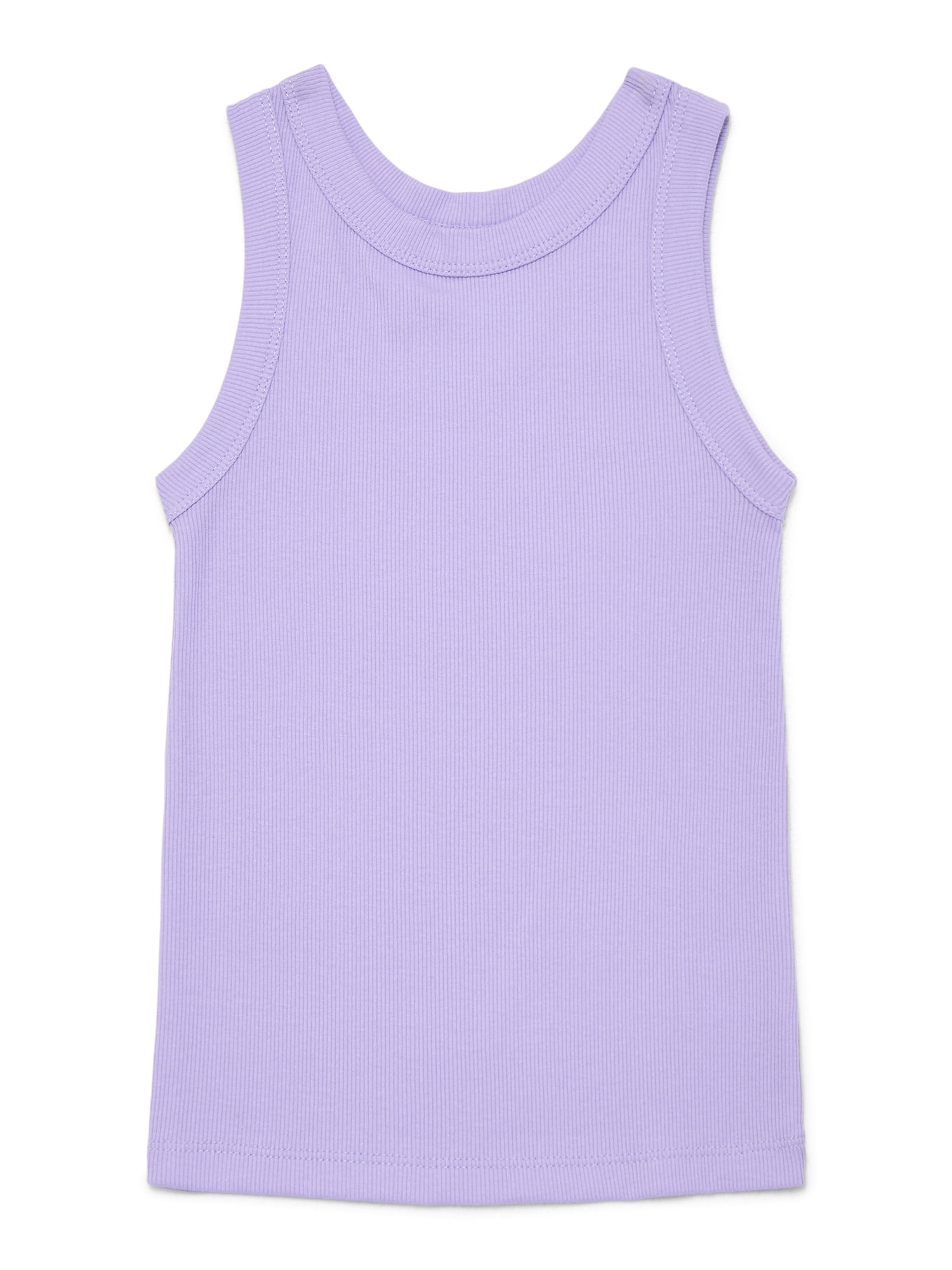 Wonder Nation Girls Kid Tough Ribbed Tank Top, Sizes 4-18 & Plus