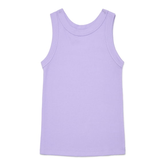 Wonder Nation Girls Kid Tough Ribbed Tank Top, Sizes 4-18 & Plus