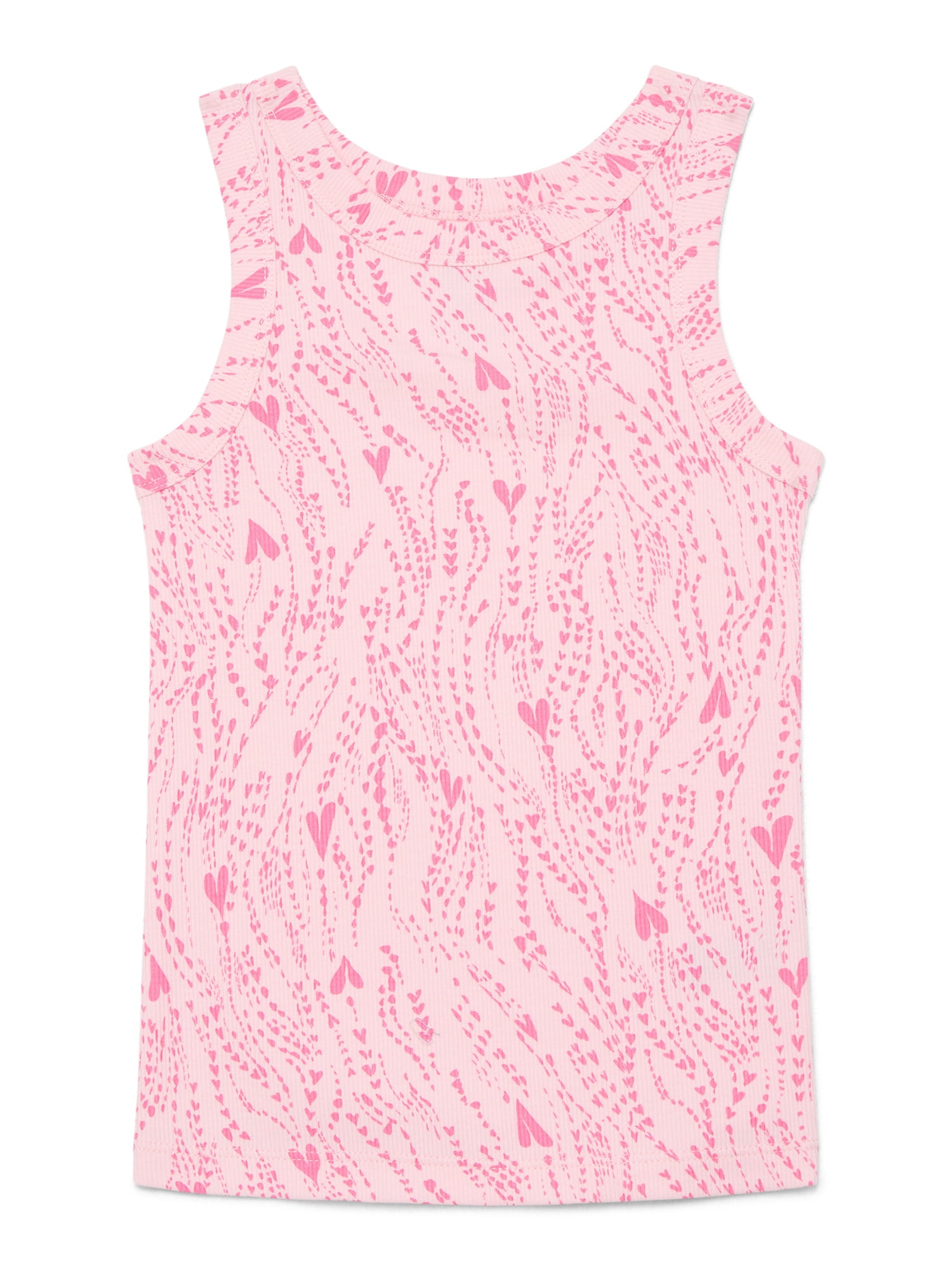 Wonder Nation Girls Kid Tough Ribbed Tank Top, Sizes 4-18 & Plus