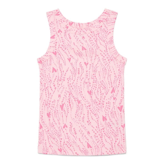 Wonder Nation Girls Kid Tough Ribbed Tank Top, Sizes 4-18 & Plus