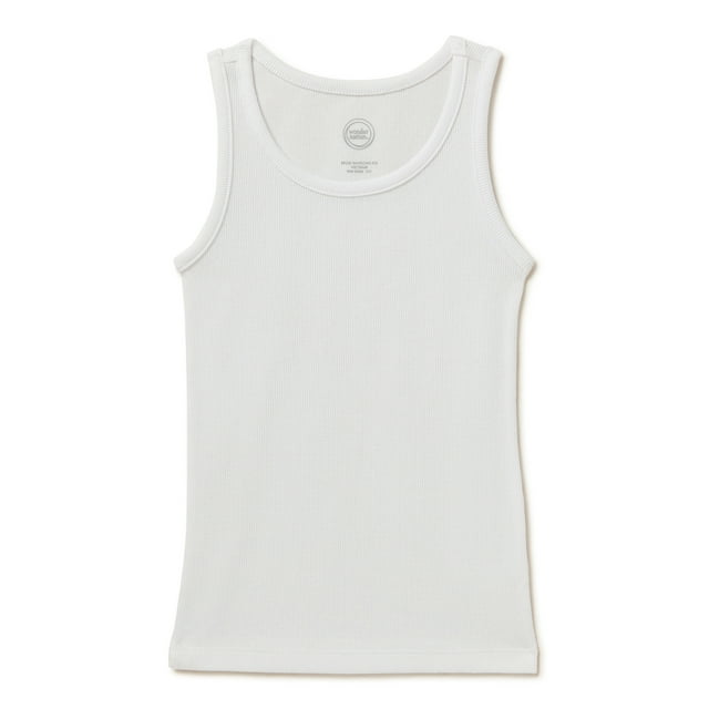 Wonder Nation Girls Kid Tough Tank Top, Sizes 4-18 & Plus