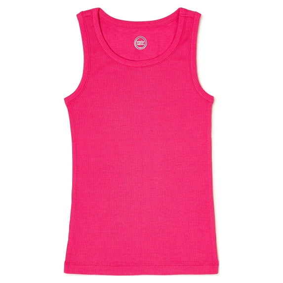 Wonder Nation Girls Kid Tough Tank Top, Sizes 4-18 & Plus
