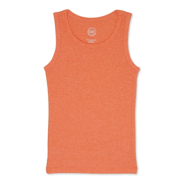 Wonder Nation Girls Kid Tough Tank Top, Sizes 4-18 and Plus