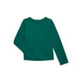 thumbnail image 1 of Wonder Nation Girls Kid Tough Tee with Long Sleeves, Sizes 4-18 & Plus, 1 of 3