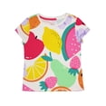 thumbnail image 1 of Wonder Nation Girls Kid Tough Tee with Short Sleeves, Sizes 4-18 & Plus, 1 of 3