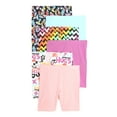 thumbnail image 1 of Wonder Nation Girls’ Knit Bike Shorts, 6-Pack, Sizes 4-18 & Plus, 1 of 7
