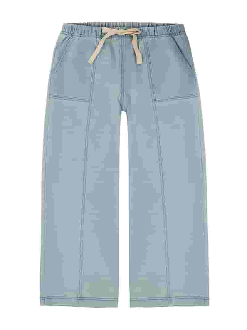 【WONDER WONDER】Deyoji Straight Semi-Wide Denim Pants Wonder Nation Girls Knit Denim Pant, Sizes 4-18 & Plus