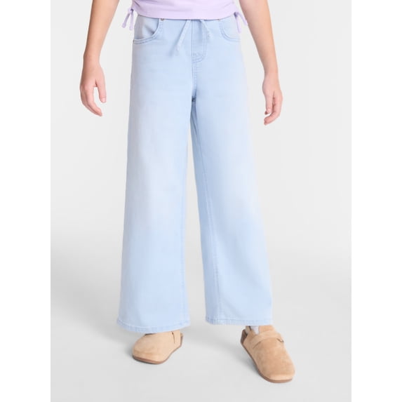 Wonder Nation Girls Knit Denim Pants, Sizes 4-18 & Plus