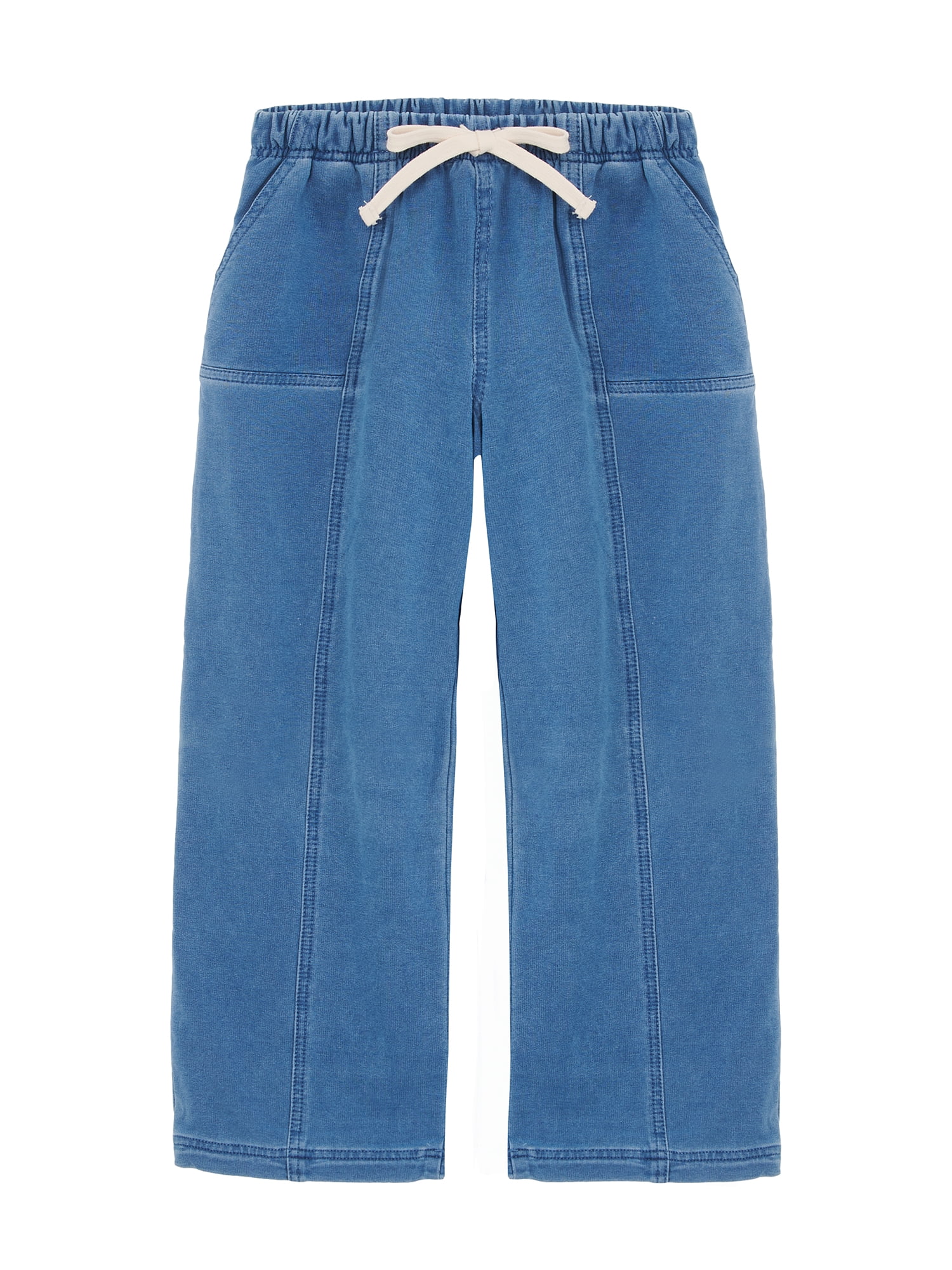 Wonder Nation Girls Knit Denim Pants, Sizes 4-18 & Plus