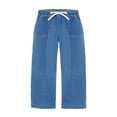 thumbnail image 1 of Wonder Nation Girls Knit Denim Pants, Sizes 4-18 & Plus, 1 of 5
