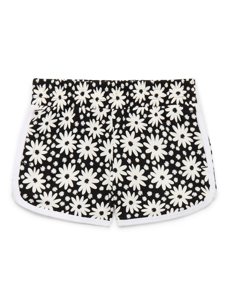 Wonder Nation Girls Knit Dolphin Shorts Sizes 4-18 Plus Relaxed