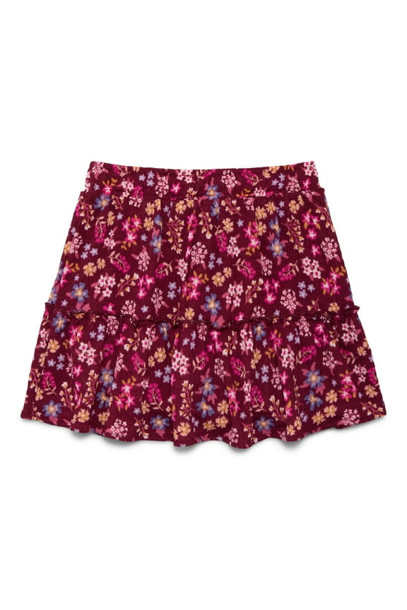 Girls Knit Ruffle Skirt, Sizes 4-18 & Plus