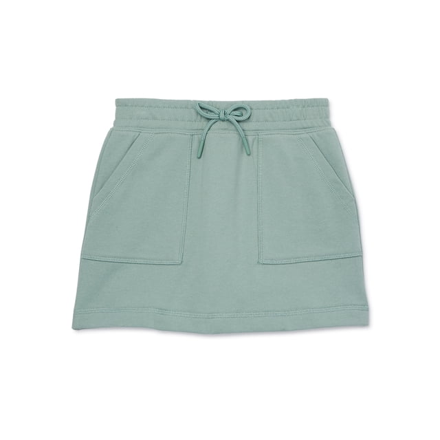KIDS MINI BOX PLEAT SKIRT
 4-10 WOODBLOCK WONDER