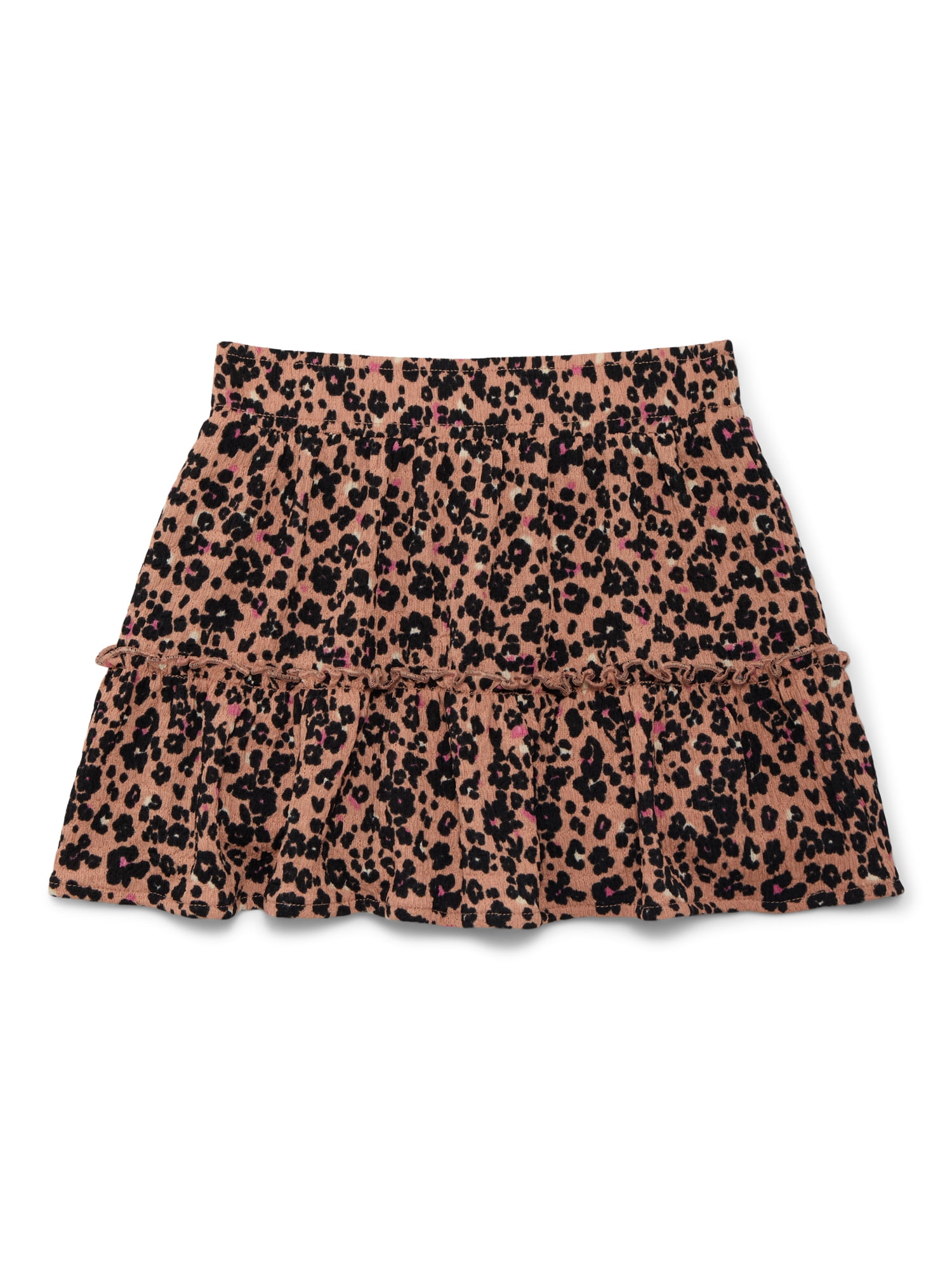Wonder Nation Girls Knit Ruffle Skirt, Sizes 4-18 & Plus