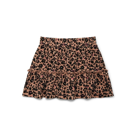 Wonder Nation Girls Knit Ruffle Skirt, Sizes 4-18 & Plus