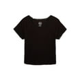 thumbnail image 1 of Wonder Nation Girls Lace Trim Tee with Short Sleeves, Sizes 4-18, 1 of 3