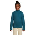 thumbnail image 1 of Wonder Nation Girls Lettuce Edge Mock Neck Top, Sizes 4-18 & Plus, 1 of 5