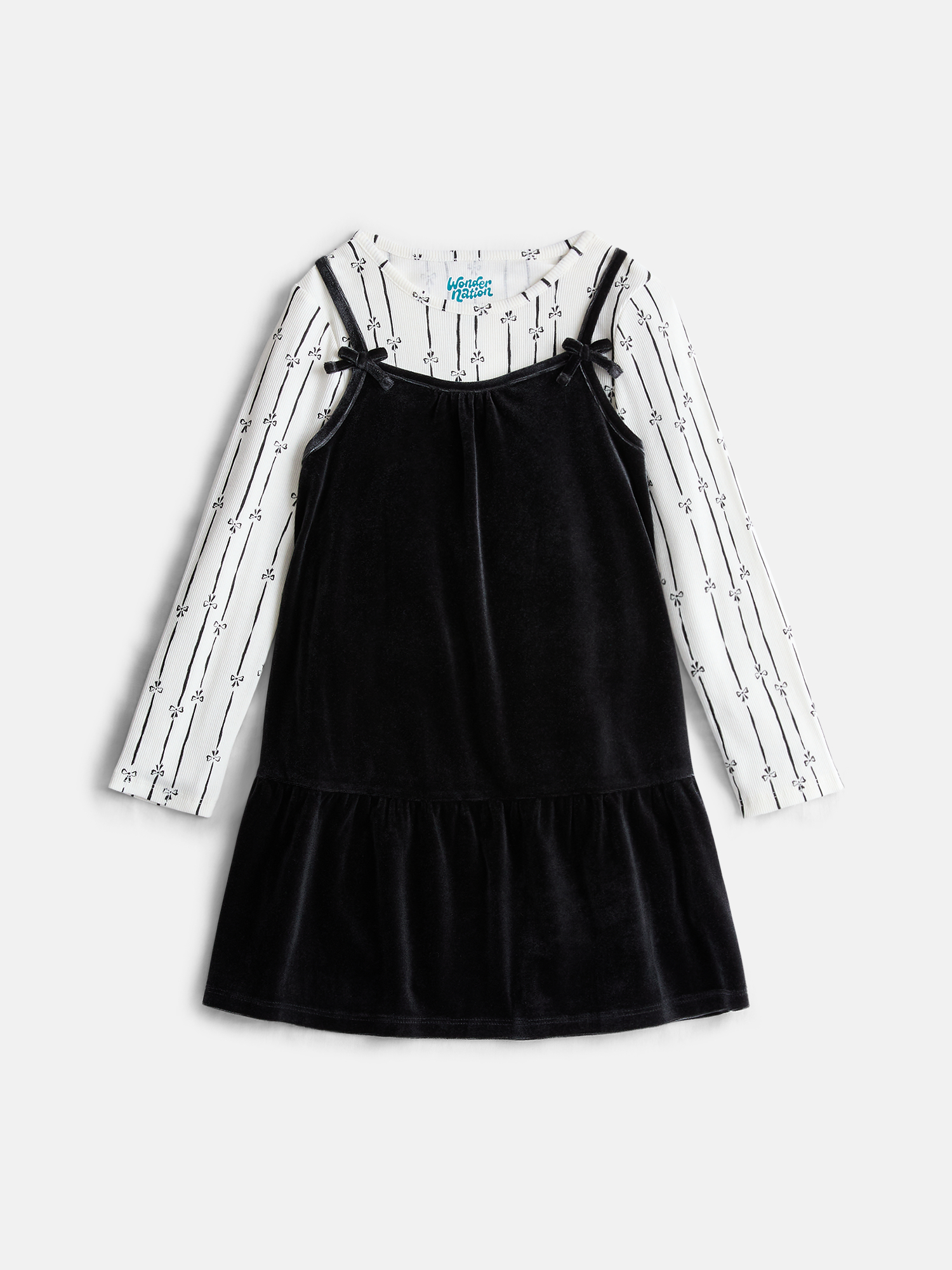 Wonder Nation Girls Long Sleeve Cami Dress Sizes 4 18: Should You Buy It?