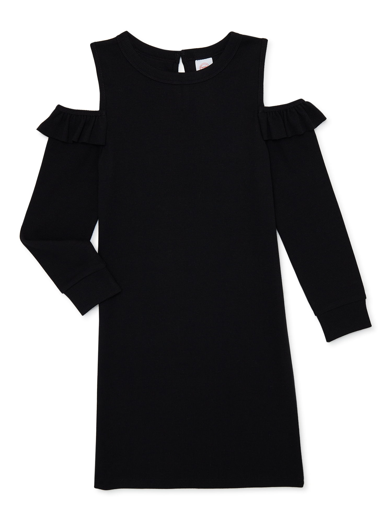 Wonder Nation Girls Long Sleeve Cold Shoulder Dress Sizes 4 18 Plus wonder-nation-girls-long-sleeve-cold-shoulder-dress-sizes-4-18-plus
