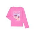 thumbnail image 1 of Wonder Nation Girls Long Sleeve Embellished T-Shirt, Sizes 4-18 & Plus, 1 of 5