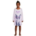 thumbnail image 1 of Wonder Nation Girls Long Sleeve Fleece Sleep Gown, Sizes 4-18 & Plus, 1 of 5